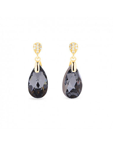 Dainty Drop Gold Silver Night Earrings