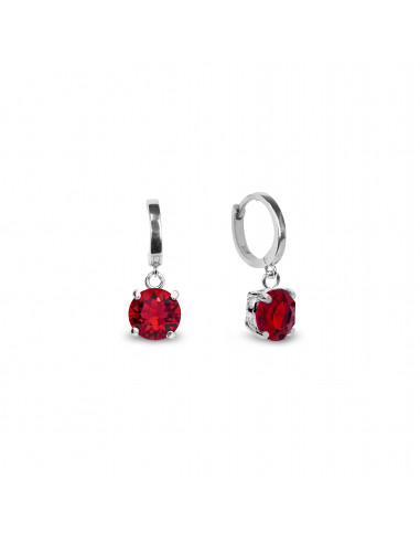 Boucles d'oreilles Ronda Creoles Scarlet