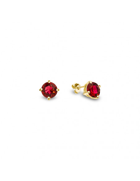 Boucles d'oreilles Ronda Scarlet Gold