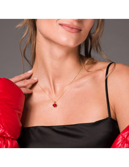 Ronda Necklace Scarlet Gold