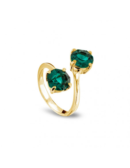 Bague Ronda Emerald Gold