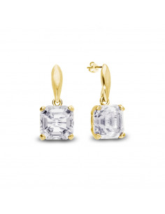 Londra Earrings Crystal Gold