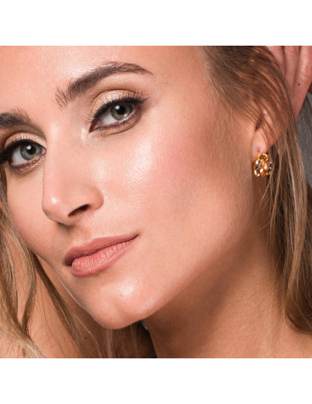 Pariso Studs Golden Shadow Gold