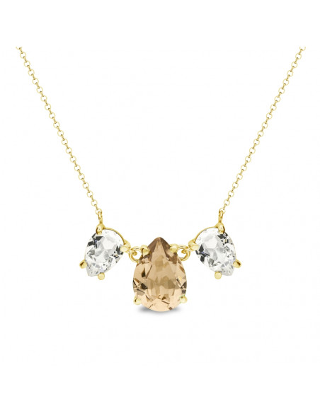 Pariso Necklace Golden Shadow Gold