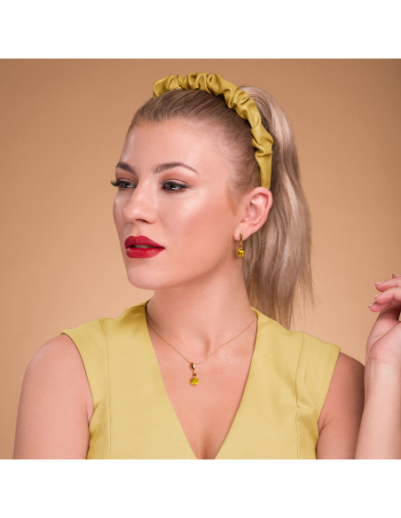 Collier Aster Light Topaz Gold