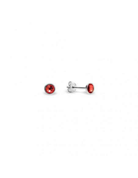 Pinpoint Studs Padparadscha