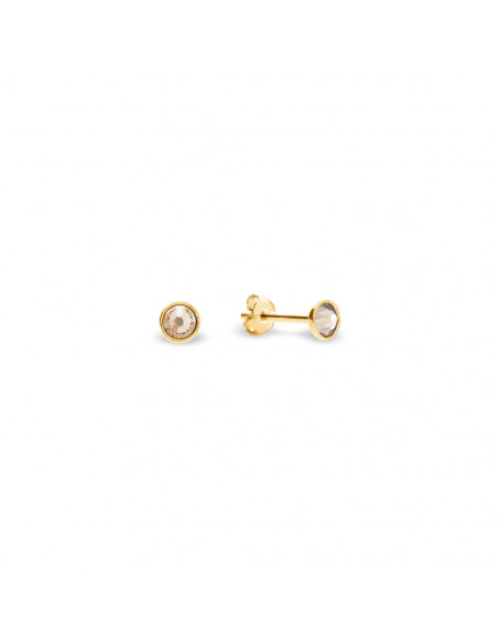 Boucles d'oreilles Pinpoint Silk Gold
