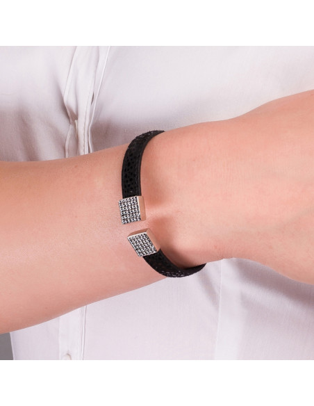 Bransoletka Naturo Bangle Black |SPARK