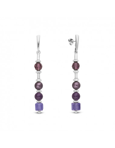 Heather Earrings Amethyst