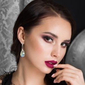 Lacrima Earrings Aurora Borealis 2