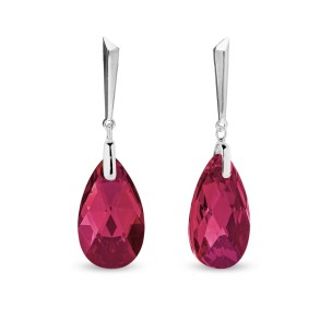 Boucles d'oreilles Lacrima Scarlet