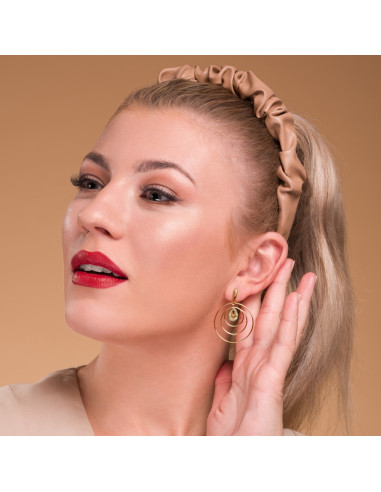 Wind Spinner Earrings Golden Shadow Gold