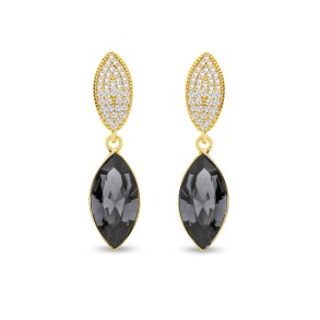 Kolczyki Thalia Silver Night Gold