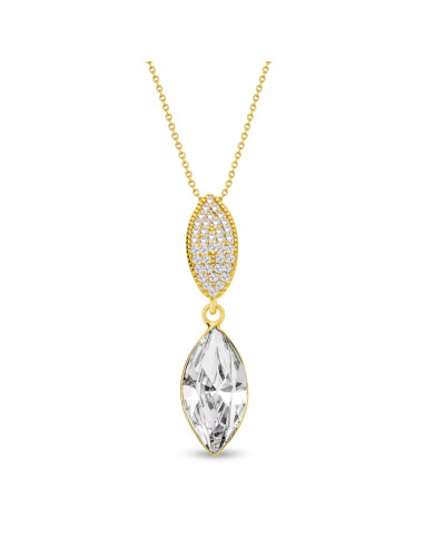 Collier Thalia Crystal Gold