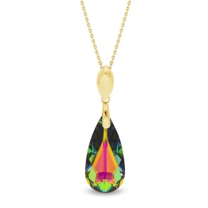 Larme Necklace Vitrail Medium Gold