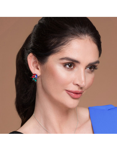 Bird Of Paradise Earrings Scarlet...