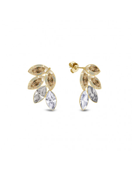 Boucles d'oreilles Bird Of Paradise Golden Shadow Gold