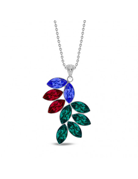 Bird Of Paradise Necklace Scarlet Emerald
