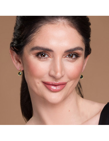 Kolczyki Yucca Silver Night Gold