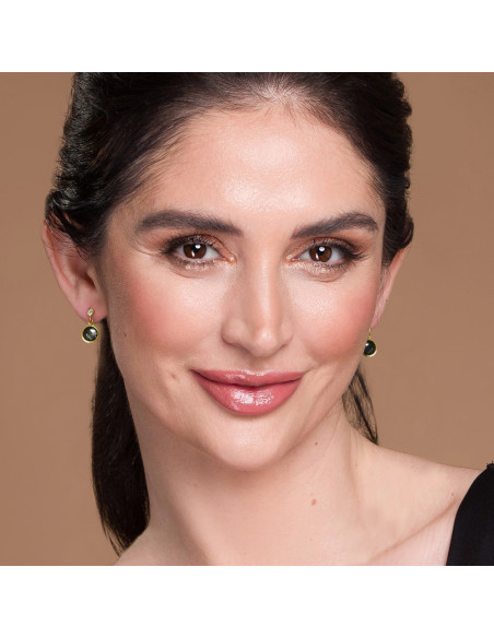 Kolczyki Yucca Silver Night Gold