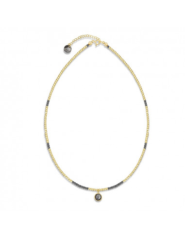 Collier Yucca Silver Night Gold