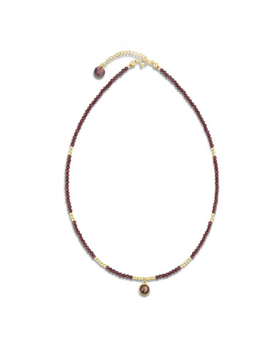 Collier Yucca Burgundy
