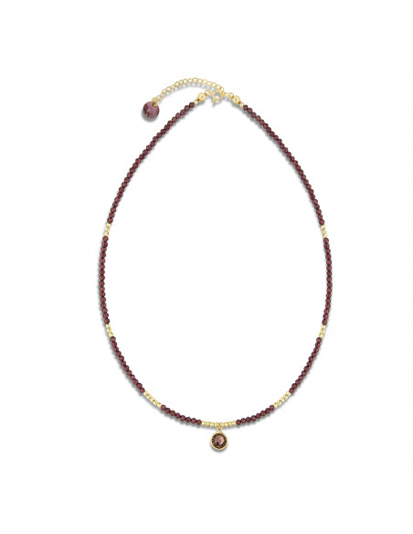 Collier Yucca Burgundy