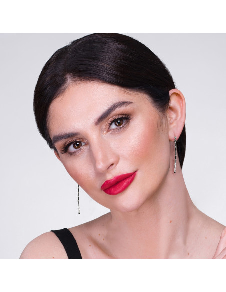 Marigold Long Earrings Black