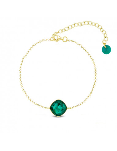 Bracelet Fantasy Emerald Gold
