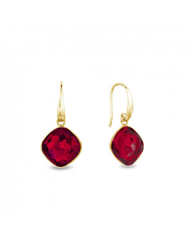 Boucles d'oreilles Fantasy Scarlet Gold