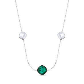 Fantasy Triple Necklace Emerald