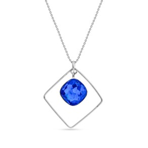 Collier Fantasy Square Majestic Blue