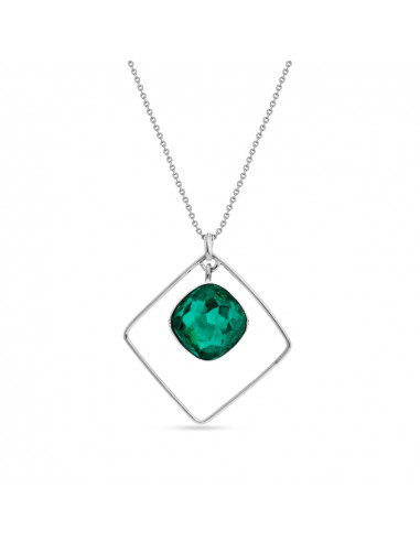 Collier Fantasy Square Emerald