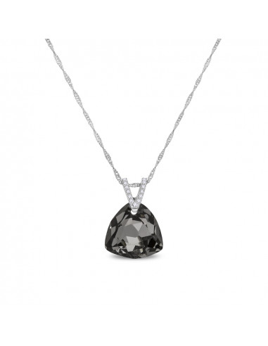 Collier Triangel Silver Night