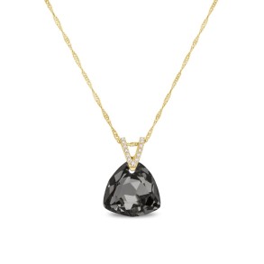 Naszyjnik Triangel Silver Night Gold