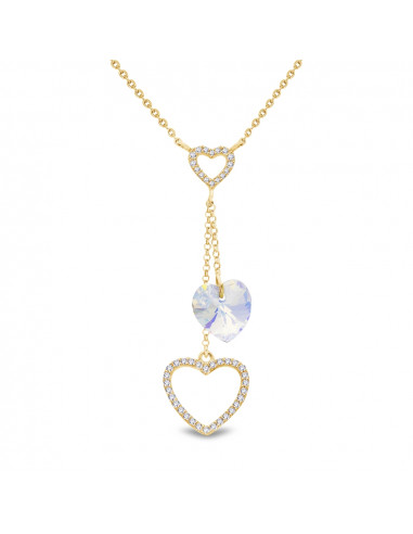 Collier Hope Aurora Borealis Gold