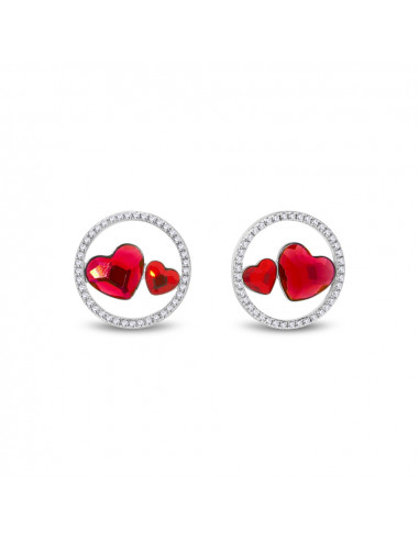 Due Cuori Earrings Light Siam
