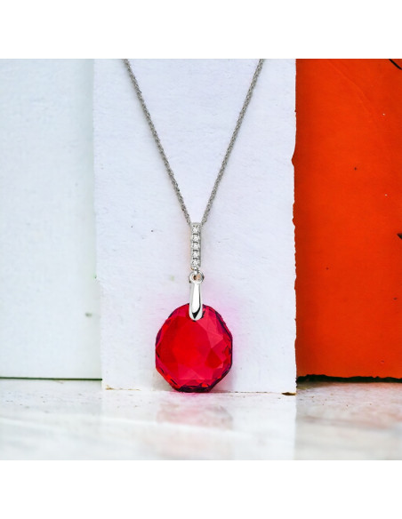 Calathea Necklace Scarlet