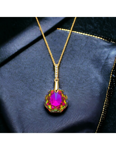 Calathea Necklace Vitrail Medium Gold