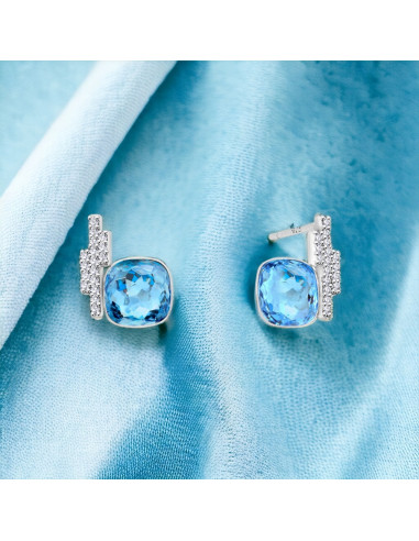 Kolczyki Cloud Aquamarine