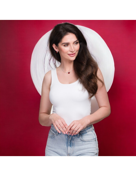 Kolczyki Cloud Scarlet