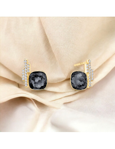 Boucles d'Oreilles Cloud Silver Night...