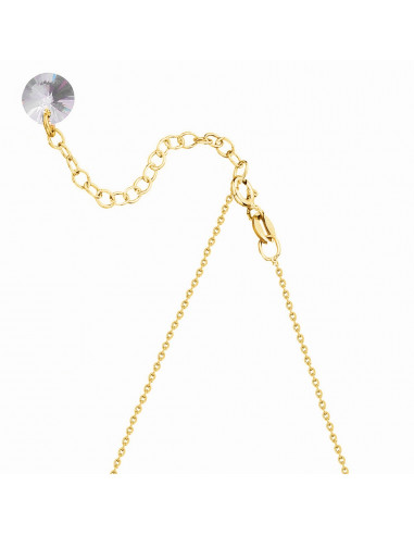 Cloud Necklace Crystal Gold
