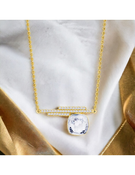 Naszyjnik Cloud Crystal Gold