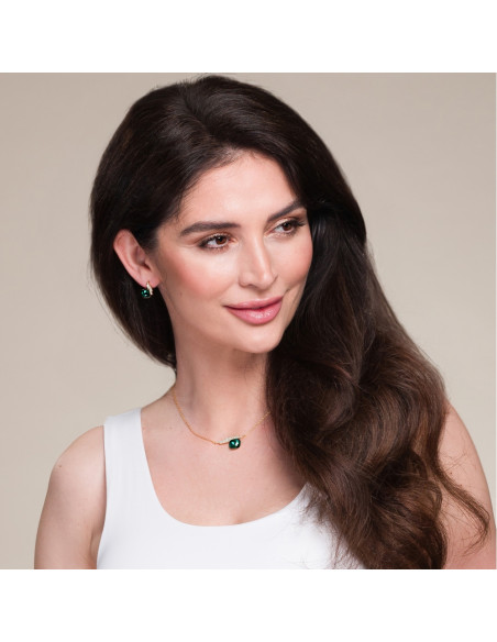 Collier Cloud Emerald Gold