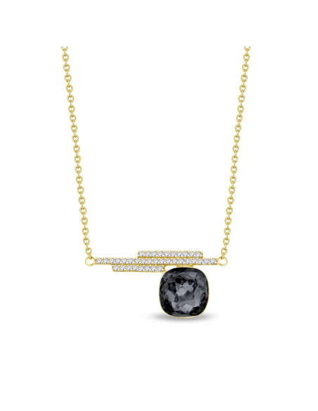 Collier Cloud Silver Night Gold