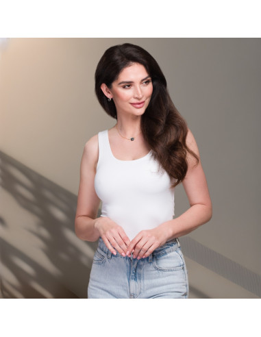 Collier Cloud Silver Night Gold