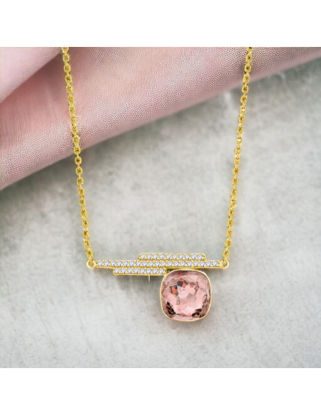 Cloud Necklace Vintage Rose Gold