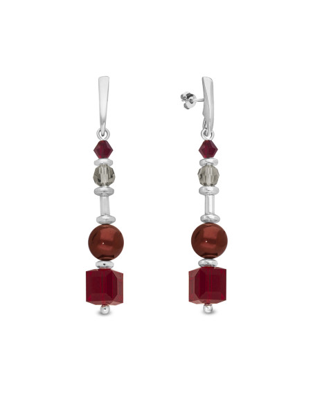 Jasmine Earrings Hematite