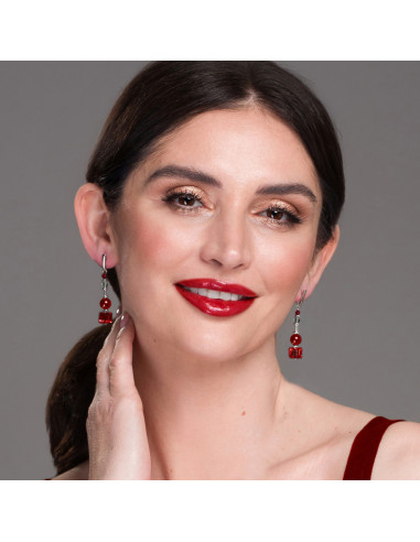 Jasmine Earrings Hematite